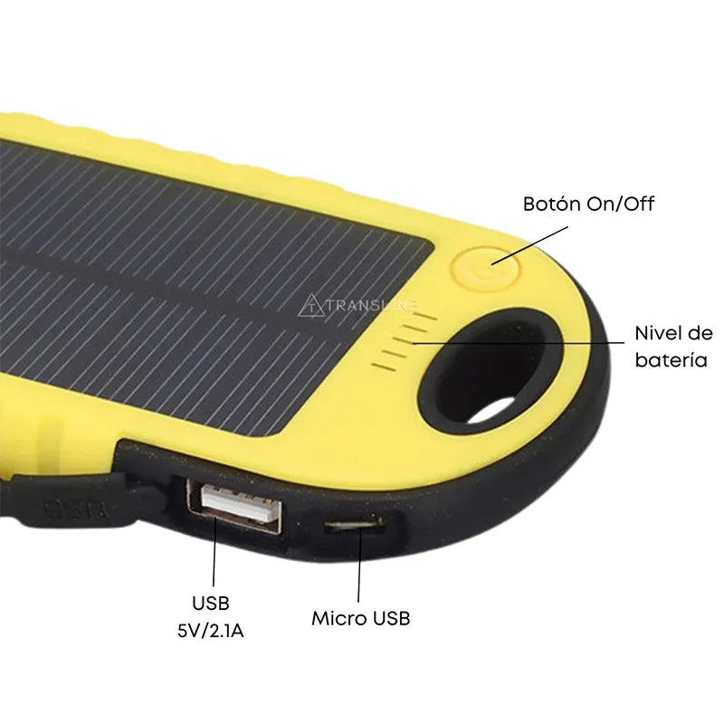 Power Bank Solar 4000 mAh